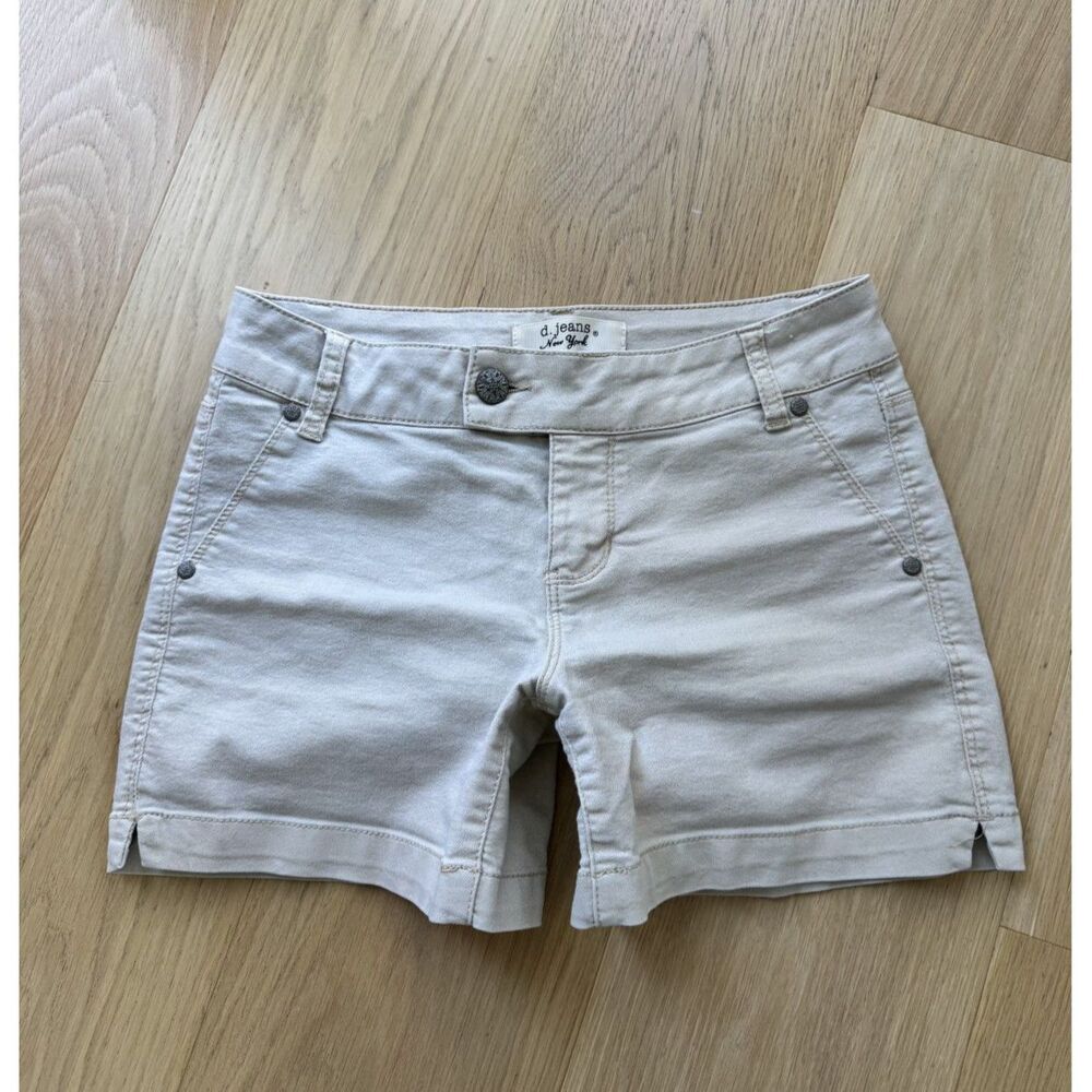 D Jeans New York White Denim Bermuda Shorts
